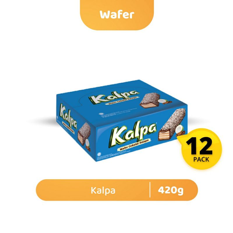 

Wafer Kalpa Coklat Kelapa 1box isi 12pcs