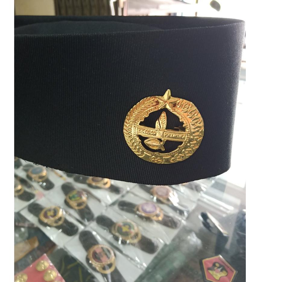 Spesial Hemat Peci Pembina Putra Songkok Pembina Pramuka Putra Tatop Emblem Pembina Putra