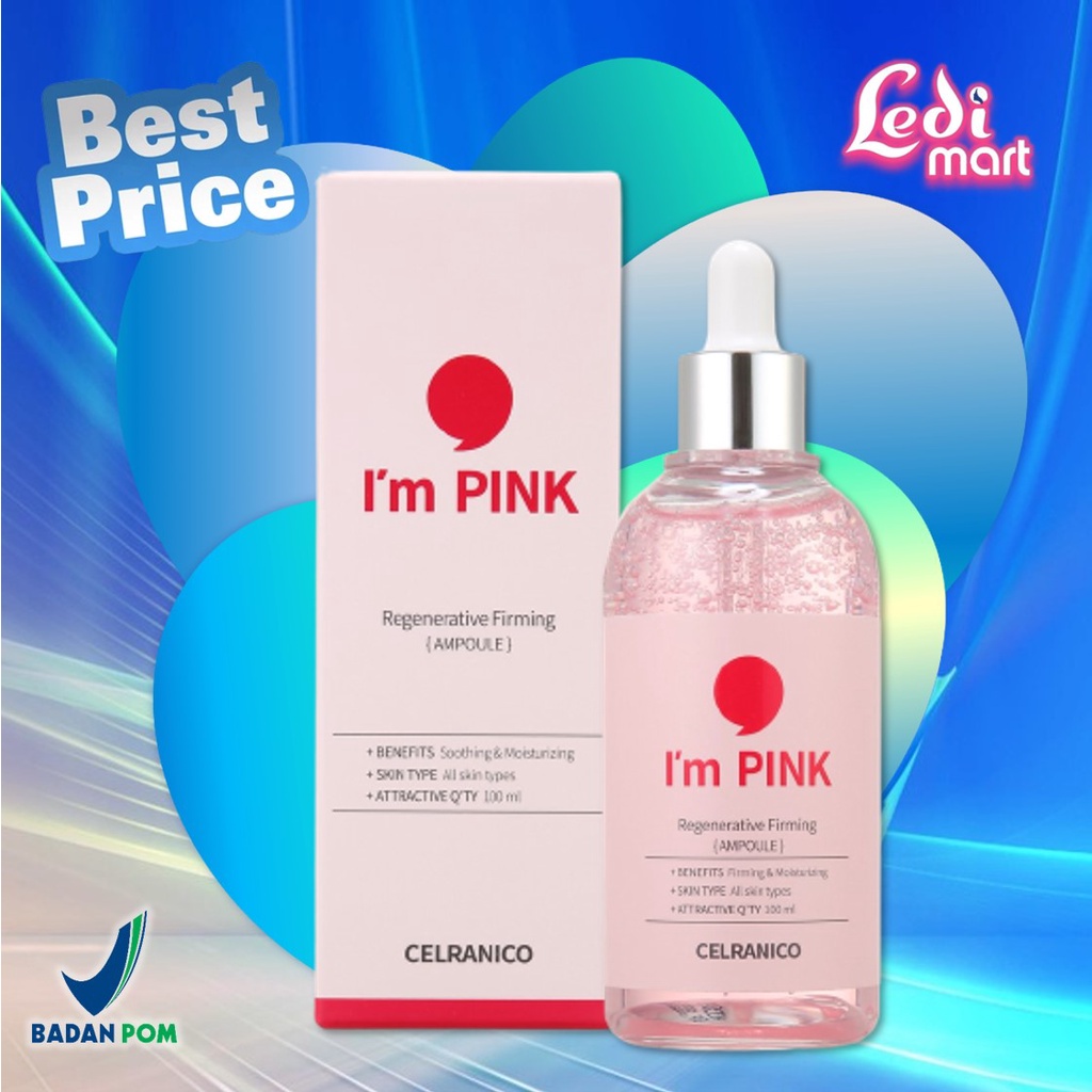 ORIGINAL Celranico I'm Pink Regenerative Firming Ampoule 100ml / Celranico Serum / LEDI MART