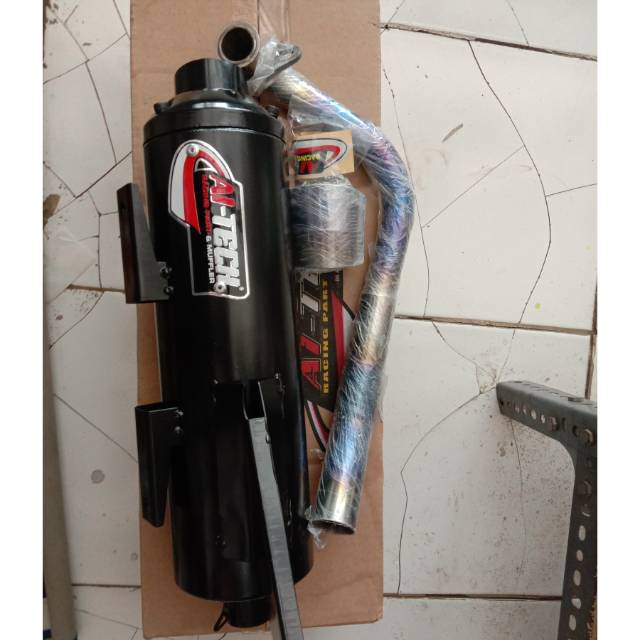 Knalpot aitech leheran blue beat fi,scoopy fi,vario 110 fi