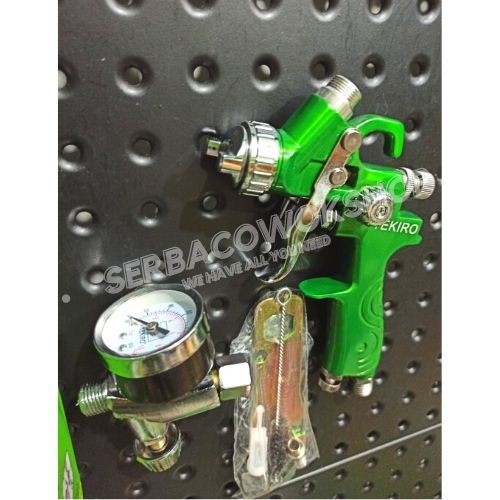 Tekiro Semprotan Cat Spray Gun K350 Mini HVLP 0.8mm Regulator Premium Termurah Berkualitas