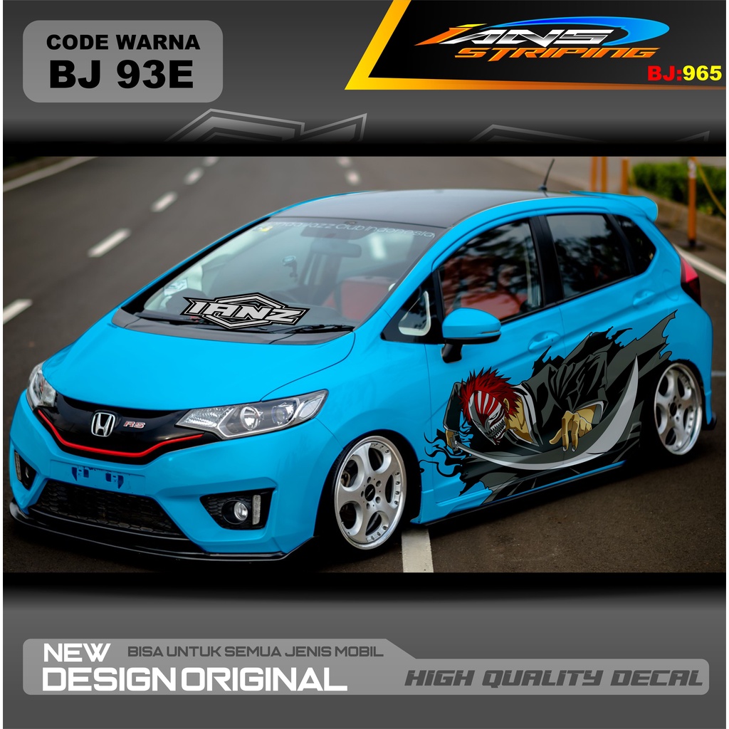 STICKER DECAL MOBIL JAZZ / STIKER MOBIL BRIO / DECAL STIKER MOBIL SWIFT / STIKER MOBIL TOYOTA / DECAL STICKER MOBIL / STIKER YARIS AYLA