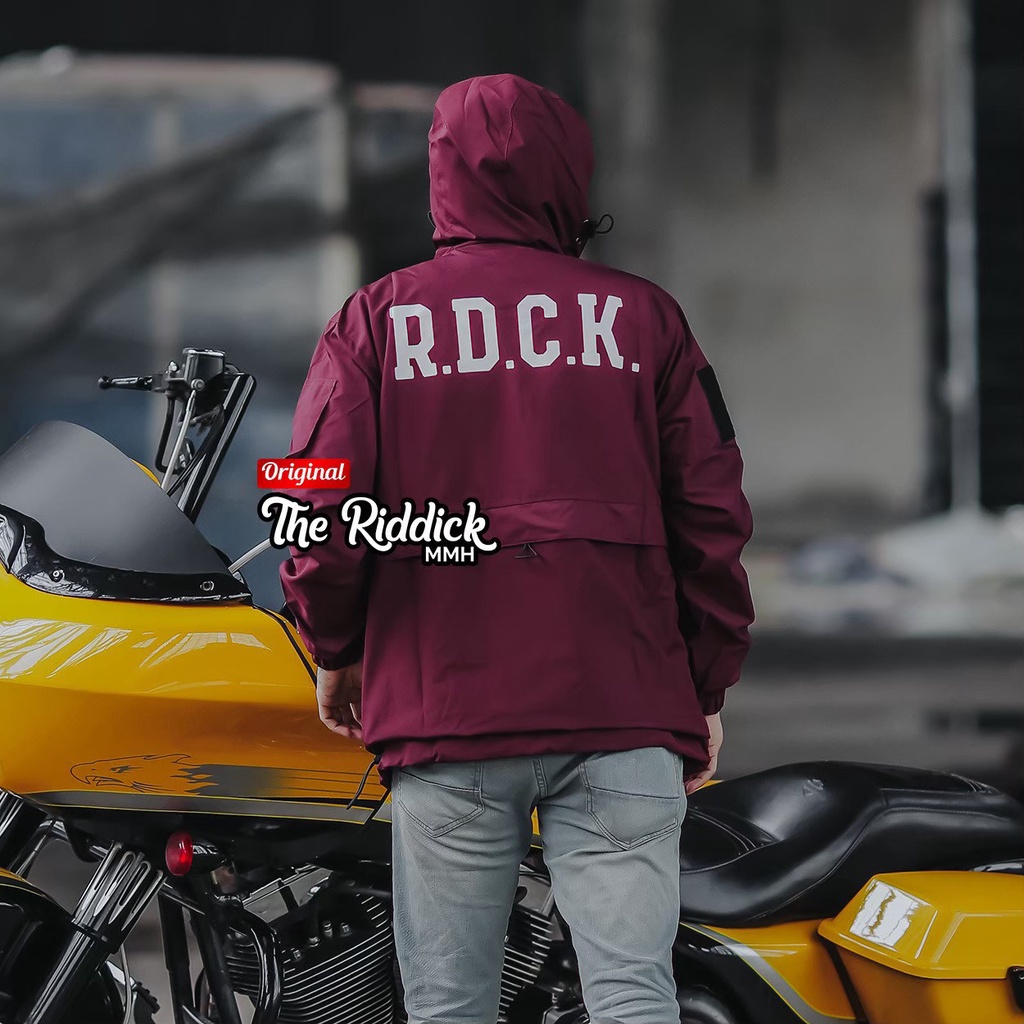 JAKET PRIA PARASUT / JAKET CAGOULE SIMPLE THE RIDDICK / JAKET TASLAN ANTI IAIR WATERPROOF ORIGINAL DISTRO