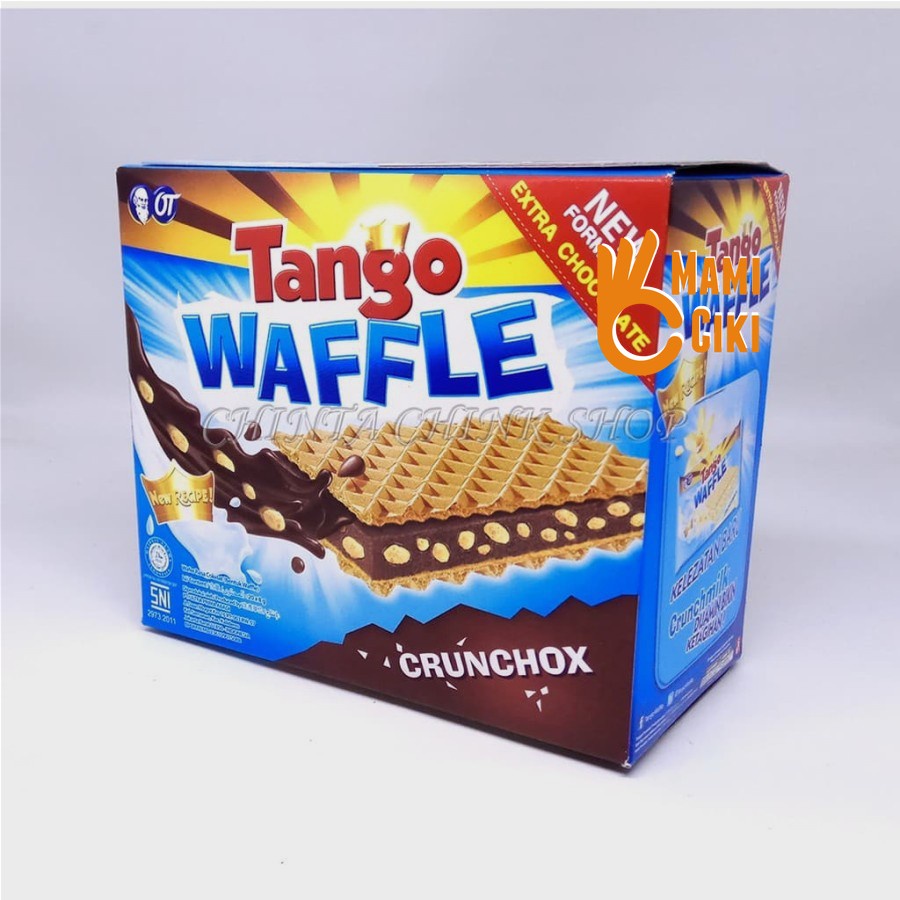 

Camilan Tango Waffle Crunchox Coklat Isi 20scht x 8g Tanggo Wafer [HARGA MURAH]