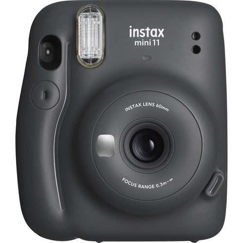 FUJIFILM INSTAX MINI 11 - FUJI INSTAX MINI 11 - INSTAX MINI 11 GARANSI RESMI-Charcoal Gray