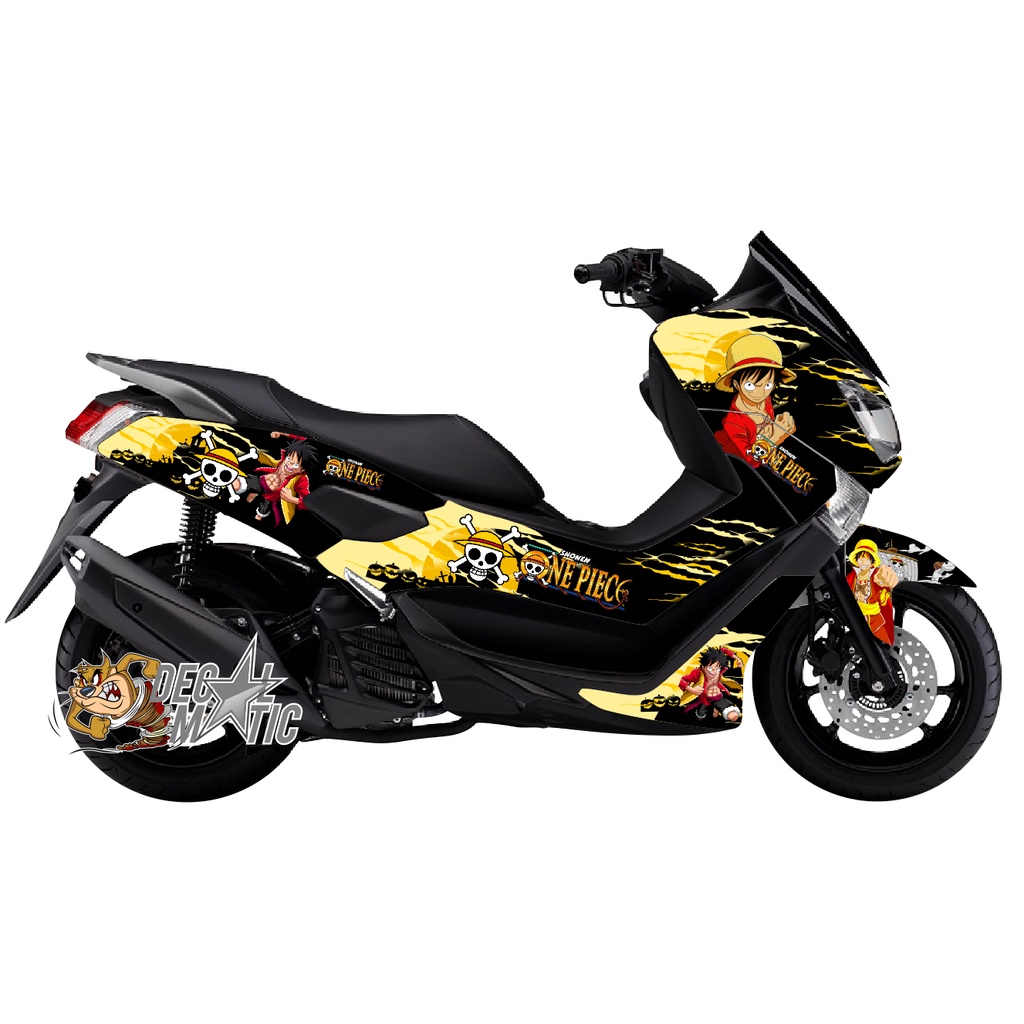Decal nmax Stiker Full Body Old Nmax 2015 2016 2017 2018 2019 / NEW NMAX 2020 2022 2023 ONE Piece 4