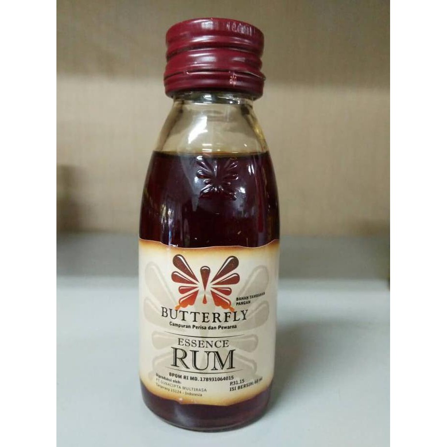 

31.87-Kue- Butterfly Essence Rum 60Ml -Terlengkap-Termurah-Dijamin.