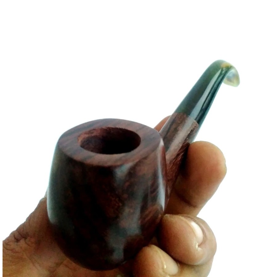 Cangklong kayu sonokeling dan stem tanduk asli