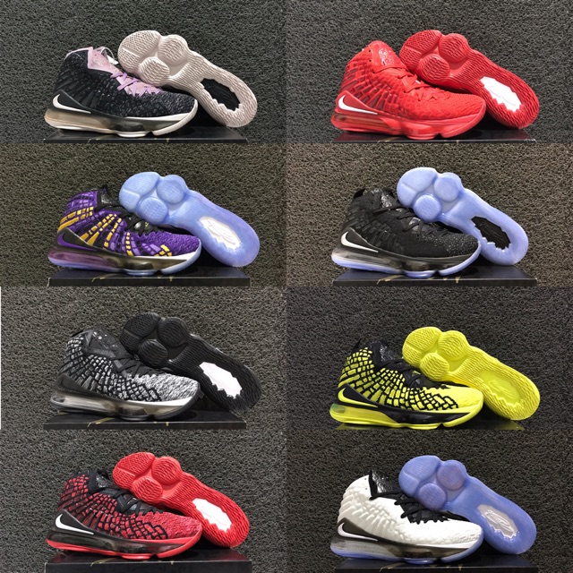 yellow and purple lebrons
