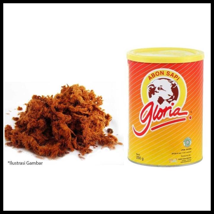 

Gloria Abon Daging Sapi Rasa Original [250 g/ Kemasan Toples]