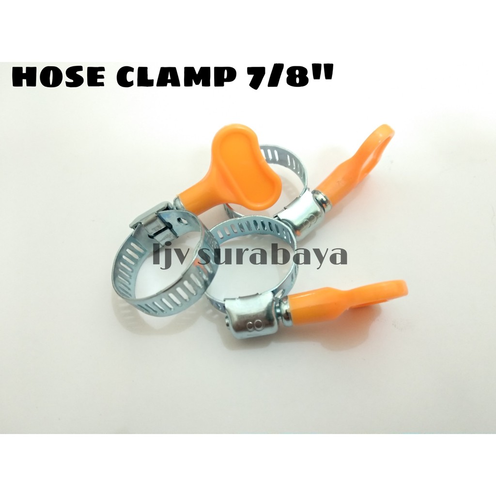 KLEM SELANG - HOSE CLAMP 7/8&quot; WITH HANDLE &quot;WINN-GAS&quot;