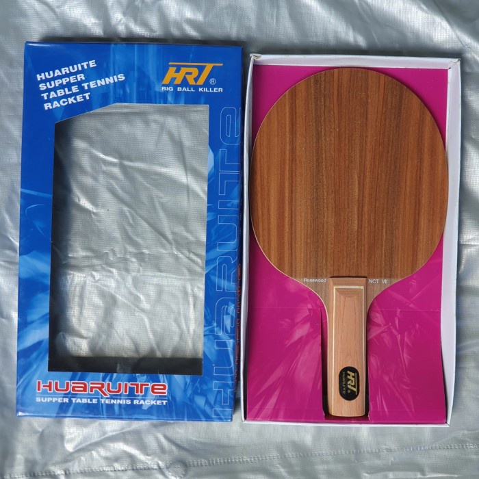 HRT huaruite rosewood NCT VII st bat bet blade ping pong