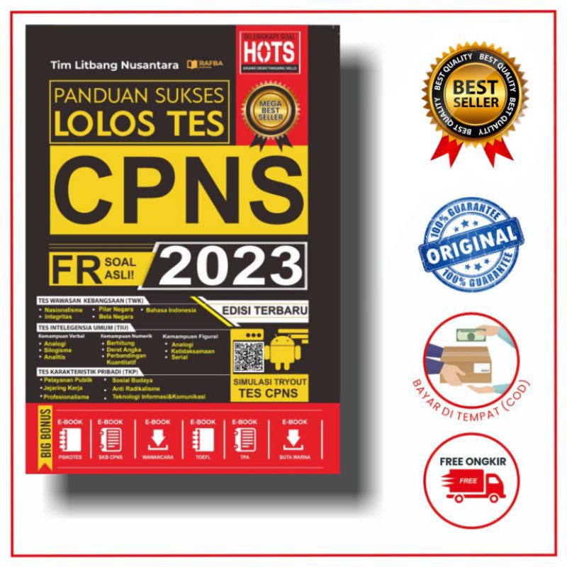 PANDUAN SUKSES LOLOS TES CPNS 2023 | BUKU CPNS 2023 | CPNS 2023 | BUKU PANDUAN SUKSES LOLOS TES CPNS