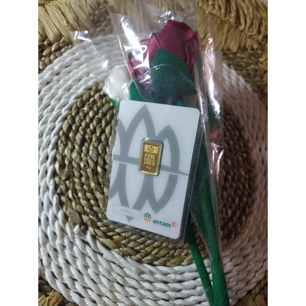 Antam 3 gr  (Logam Mulia) Rm