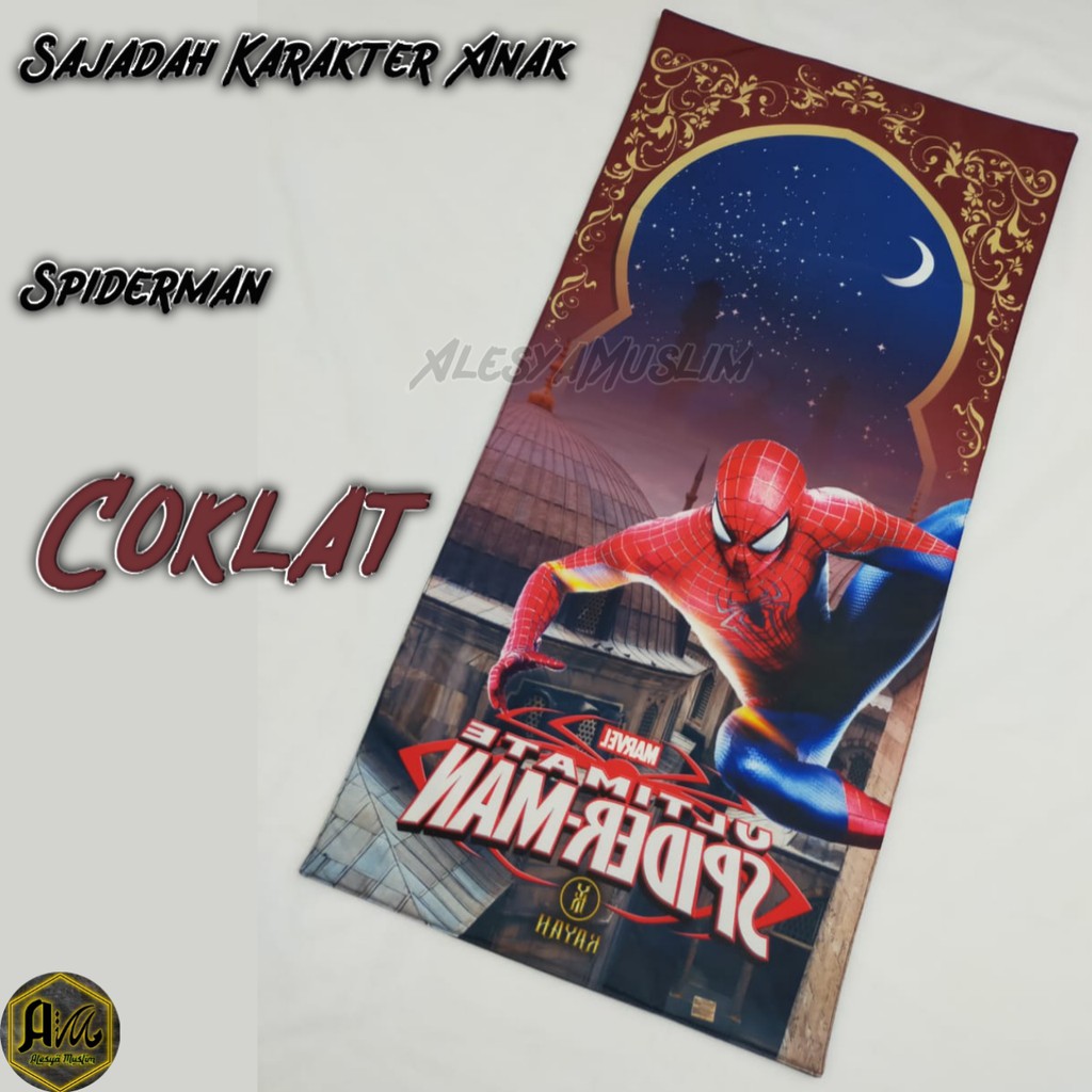 Sajadah Karakter Anak Spiderman/Harga Grosir/Best Seller/Bisa COD