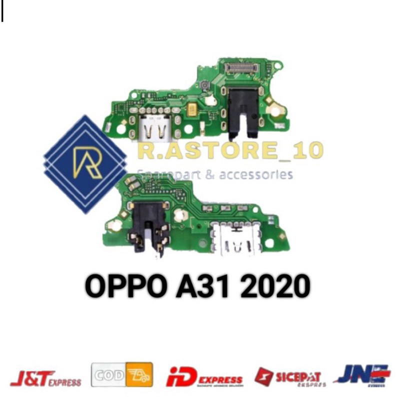 Flexible Flexibel Papan Konektor Charger Oppo A31 2020 | Oppo A8 Fleksibel Connector Carger Casan Ca
