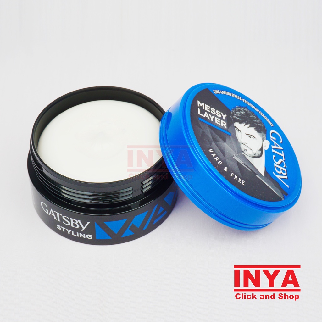 GATSBY STYLING WAX HARD AND FREE MESSY LAYER 75gr