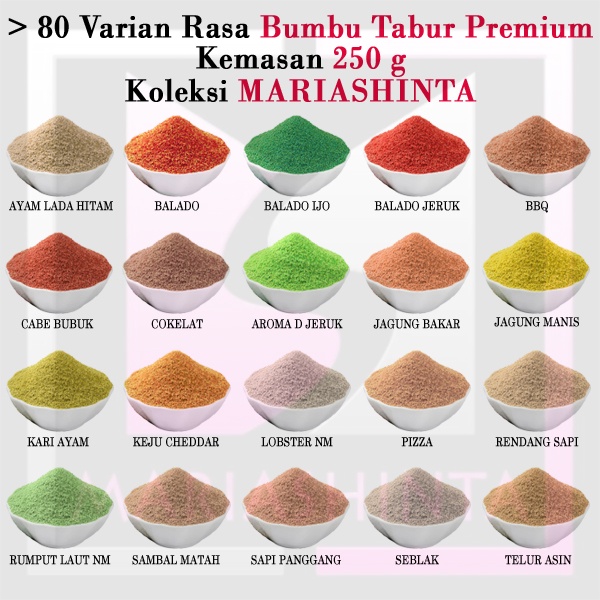 Jual G Bumbu Tabur Rasa Pilihan Bumbu Tabur Premium Macam Rasa