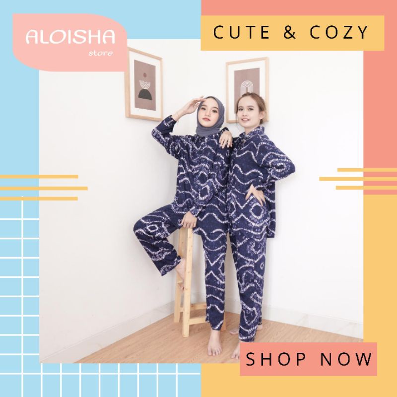 one set rayon piyama setelan rayon setelan piyama rayon baju tidur piyama wanita dewasa jumbo