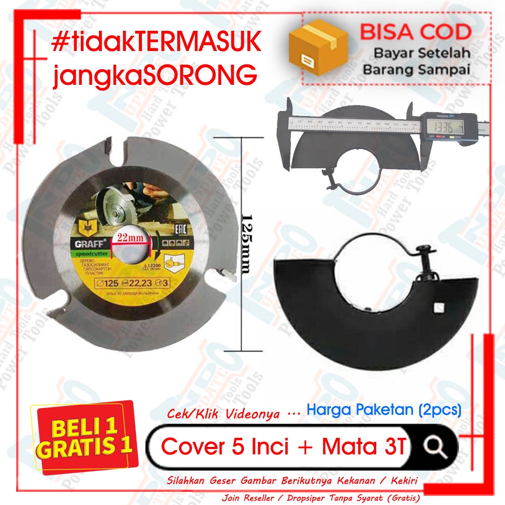 Cover Penutup Gerinda Pelindung Gerinda 5 Inch Serbaguna 3T Circular Saw Blade Grinder Mata Pisau Po