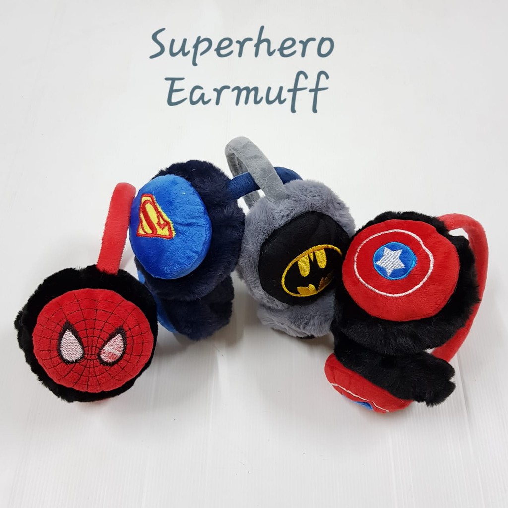 Superhero Earmuff / Penutup telinga bayi