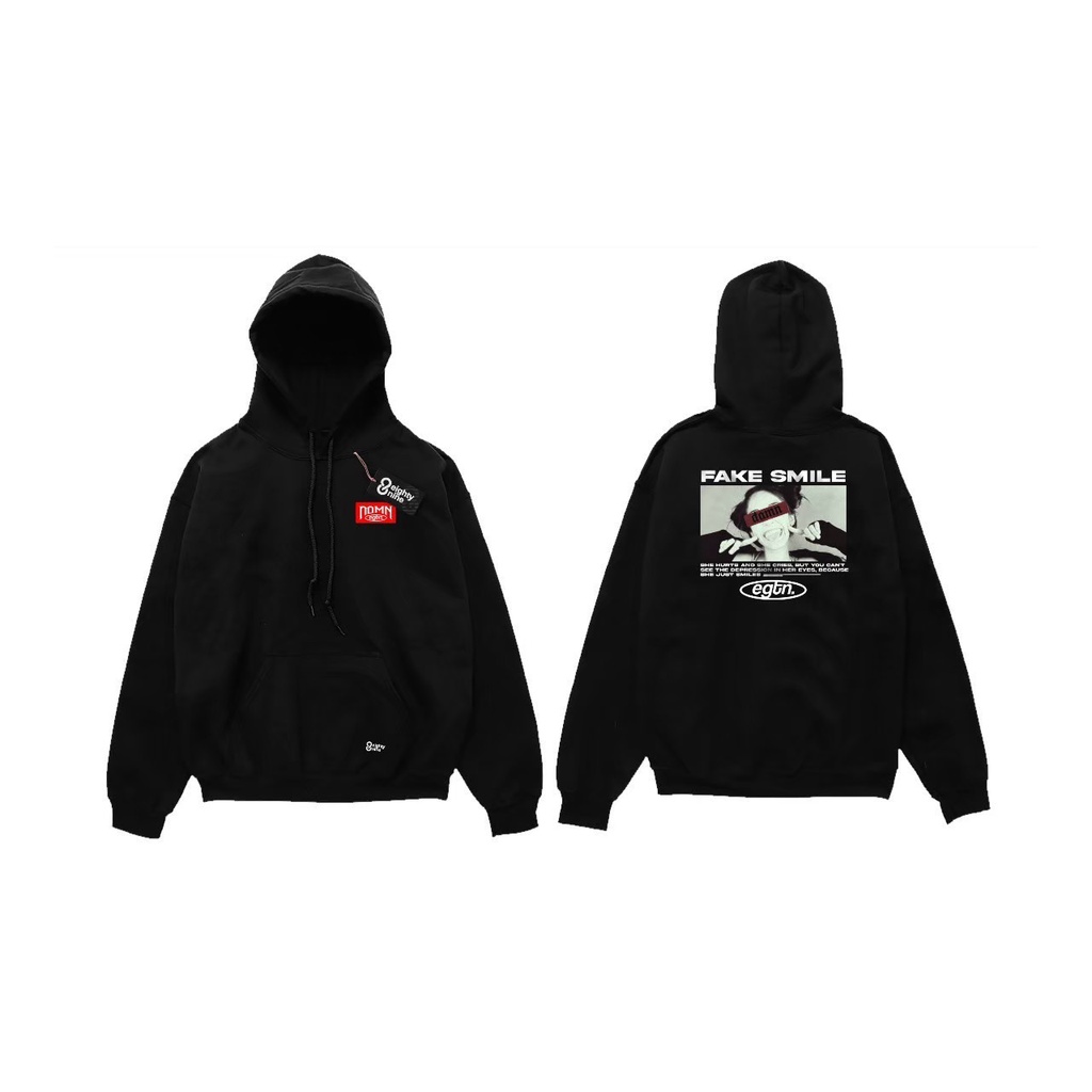 Arsa jaket Sweater Hoodie Binomo Distro Eightynine Black