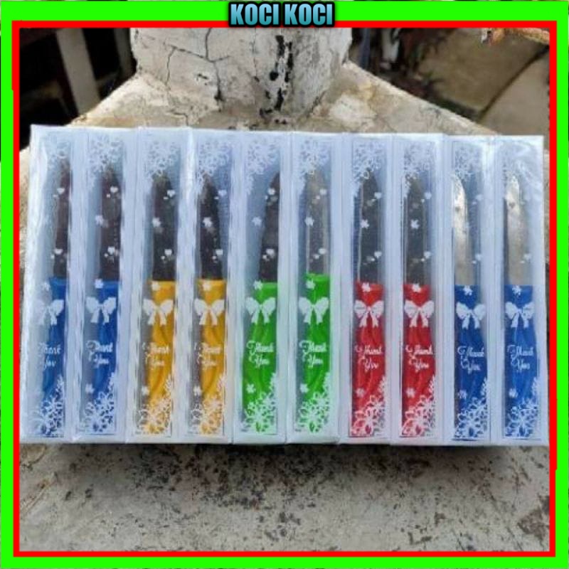 Pisau Mini Kemasan MIKA Souvernir Hadiah Pernikahan Murah