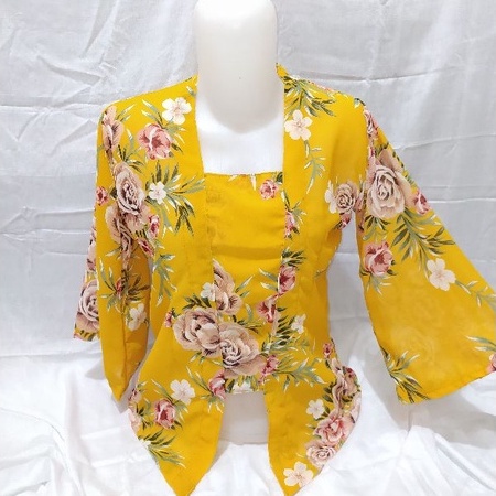 kebaya sifon motif bunga kebaya sifon murah kebaya sifon jumbo pakaian adat bali tradisional