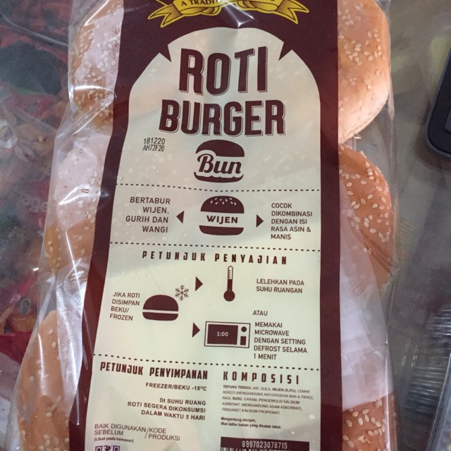 

Roti bureger wijen