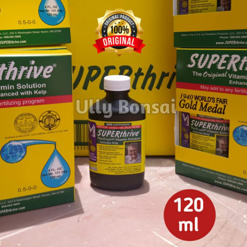 Superthrive Vitamins Hormone Zpt 120ml Original