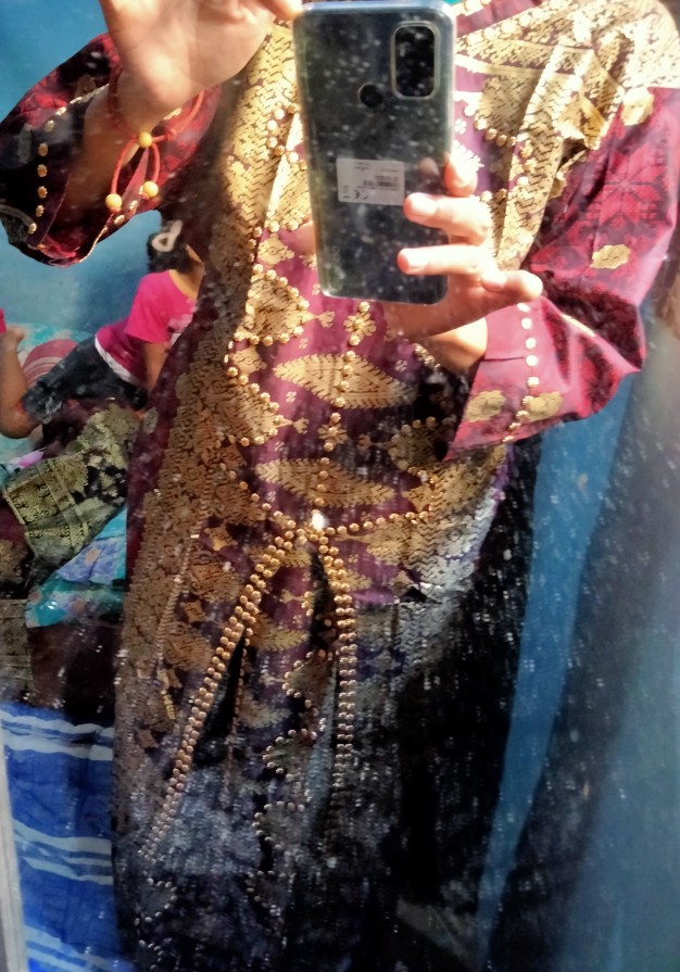 Tunik Songket Diandra Dan Malika Anak /kurung Batik Jupri Batik Couple