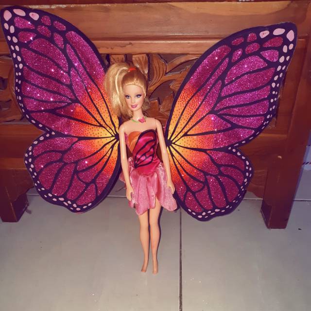 Boneka Barbie Mariposa original mattel