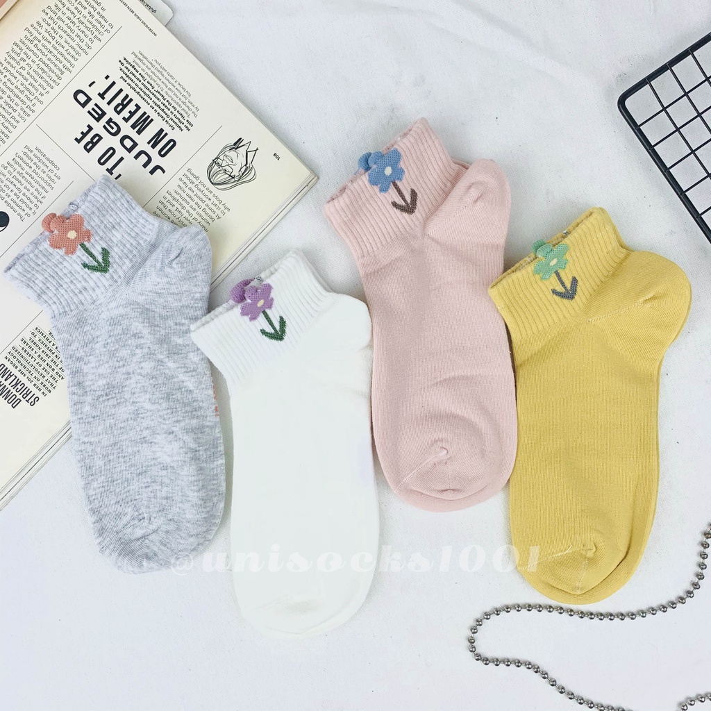 Import Kaos kaki pendek cewe wanita motif lucu 3D karakter pendek woman socks ankle sock tebal bermotif kualitas premium-4