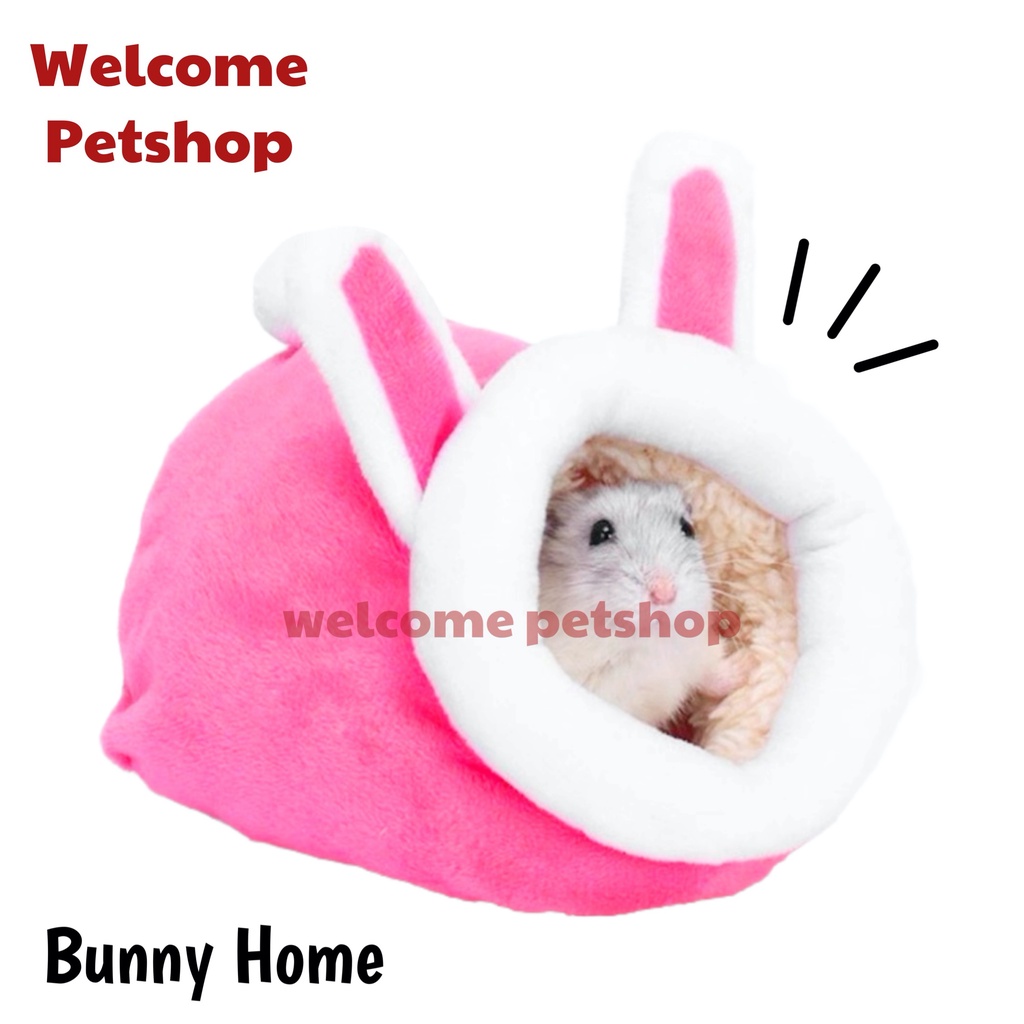 Bunny Home / Rumah Hamster Motif Kelinci / Kandang Hamster