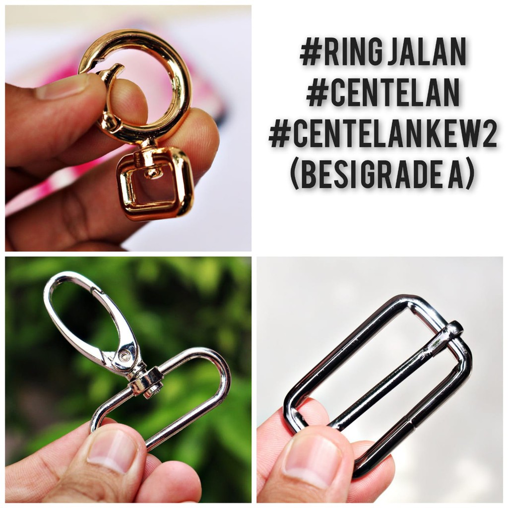 Jual Cantelan Kew Kew Pengait Tali Kait Tas Hook Besi Cm Combo Dan