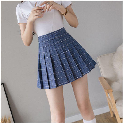 GirlWish Korean Pleated Skirt / Korean Mini Skirt / Rok Mini Korea / Rok Lipit