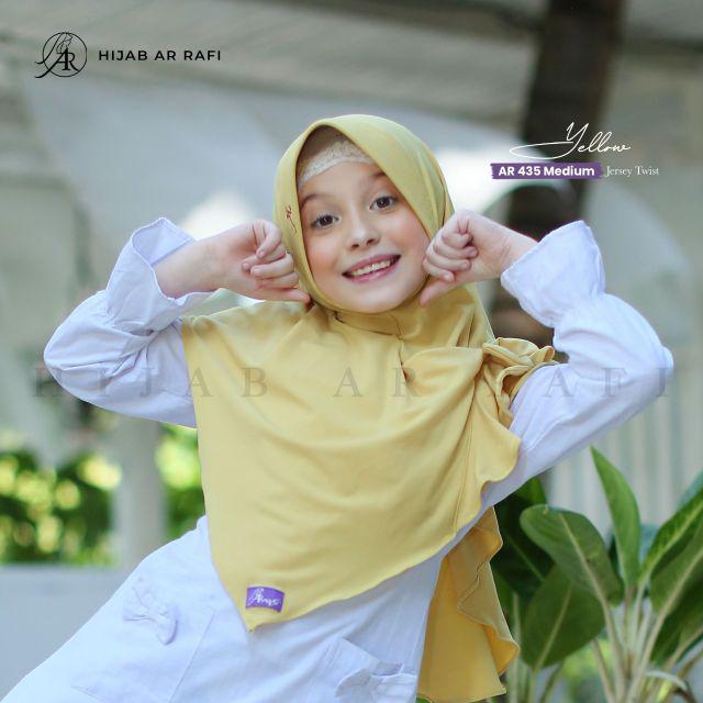 TERLARIS COD ✅ Hijab Ar Rafi AR 435 hijab instan bergo arrafi || INAYAHHIJAB-Yellow