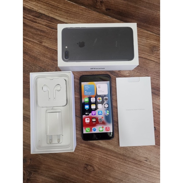 iphone 7 plus 128gb ibox bh 85% fullset ori