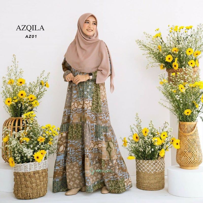 AZQILA DRESS AZ01 by GREENISM