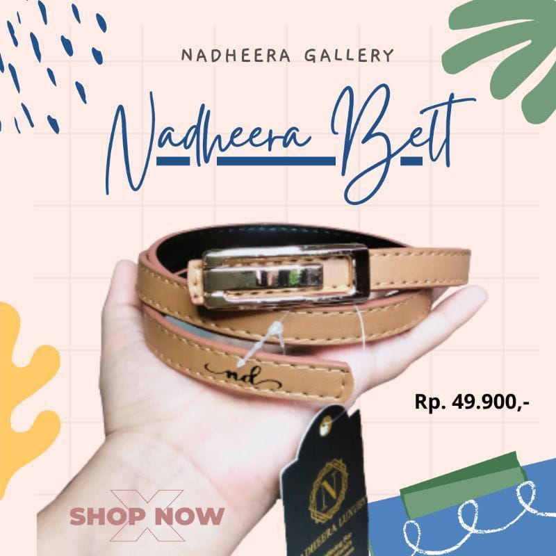 NADHERA BELT//NADHERA LUXURY//SABUK GAMIS//ACSESORIS DRESS//ACSESORIS //TERBARU//