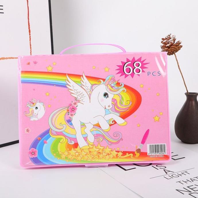 

CW981 GG - Alat Lukis Set 68 PCS Crayon Oil Paste Pensil War Arset 68p