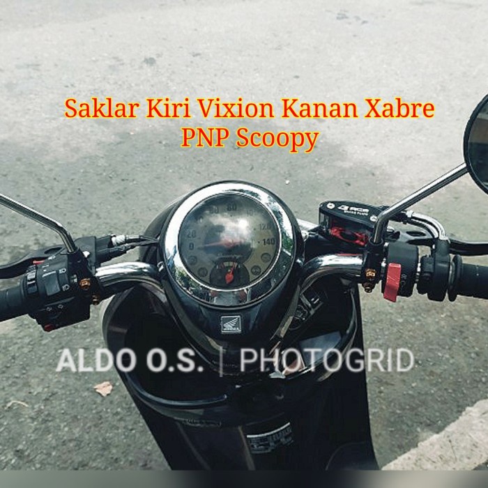 Sepasang Saklar Kiri Old Vixion Kanan Xabre PNP Scoopy FI ACG Stater
