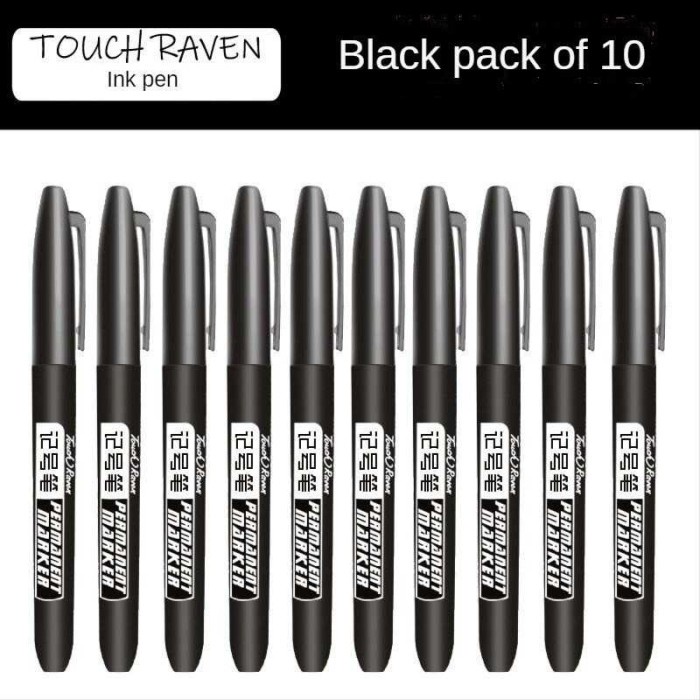 

Spidol Permanent Marker Waterproof Ink Isi 10 - Spidol Permanen