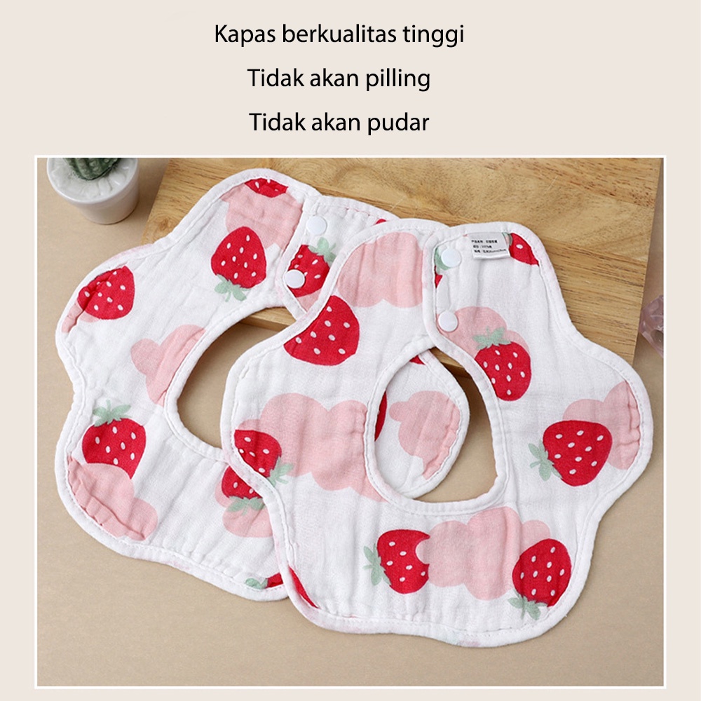 BIB Motif Lucu Sleber Air Liur Celemek Bayi Perlengkapan Bayi