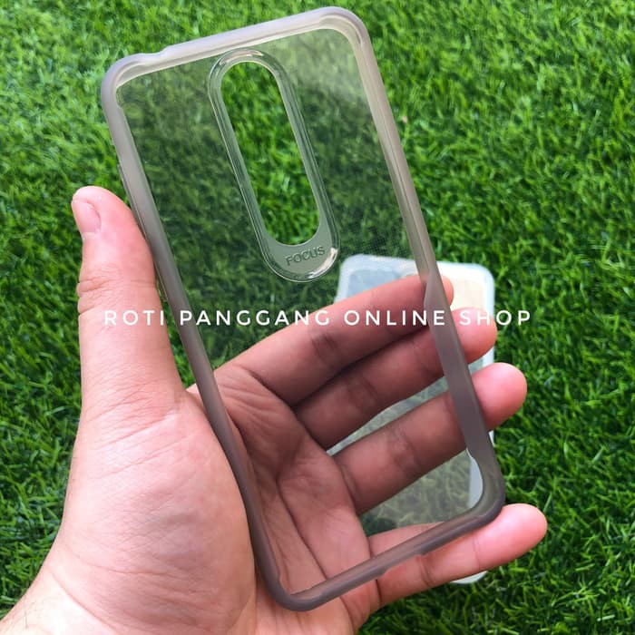 Jual NOKIA 6.1 PLUS Case Focus Premium Softcase Transprant Bumper X6 - Hitam