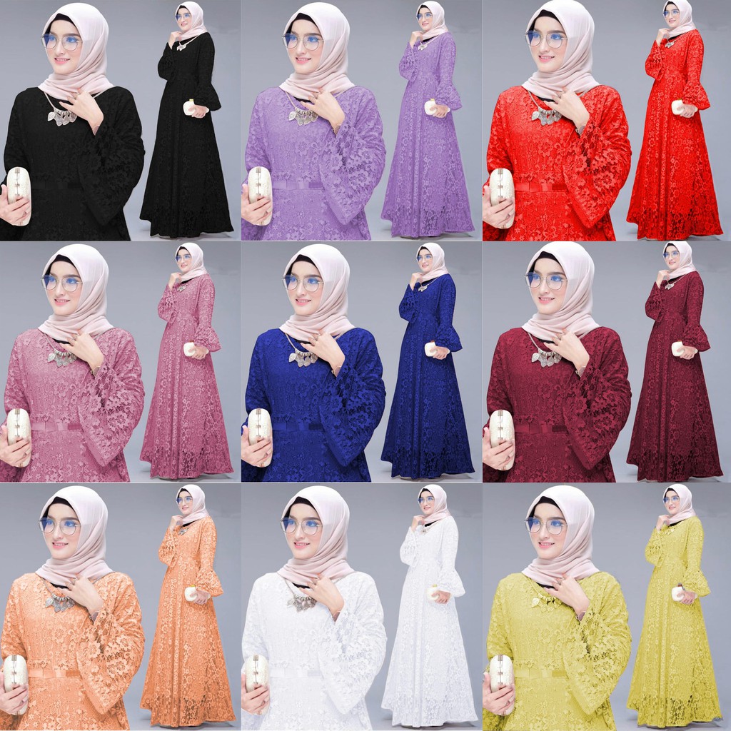 COD✔ YUNITA MAXI BRUKAT / MAXI MUSLIM / FASHION MUSLIM /MX YUNITA READY 14WARNA READY 2SIZE