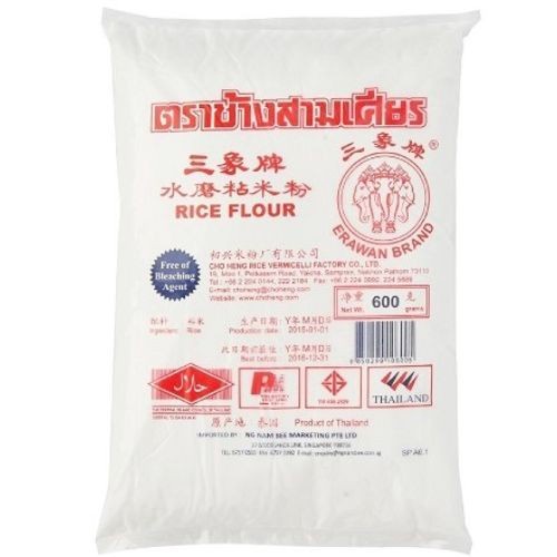 

PROMO [COD] Tepung Beras Thailand Erawan Cap Gajah 600gr Rice Flour Erawan Brand