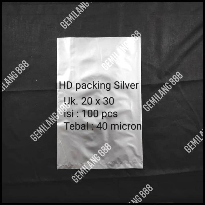 

Plastik Packing Silver Uk 20X30 (10Bks), Kantong Bungkus Paket