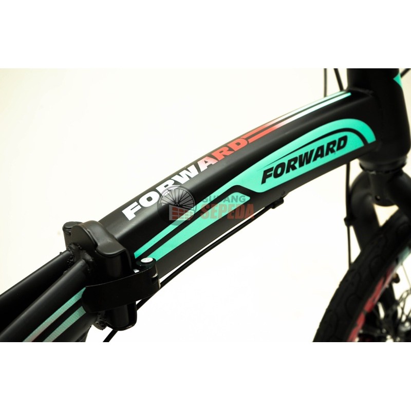 Sepeda Lipat Forward City 20 inch 7 Speed SNI termurah kredit COd Cicilan gojek murah folding bike-6