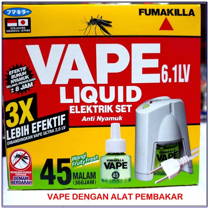 obat nyamuk elekronik set anti nyamuk VAPE liquid dan atau refill vape - Vape Pembakar